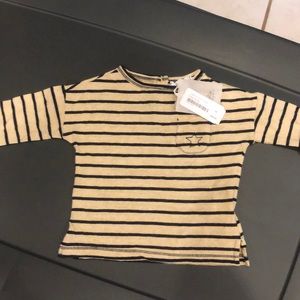 Clearance ! Tocoto Long Sleeve Stripped Shirt